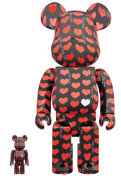 BE@RBRICK Black Heart 100％ u0026 400％ | TRIVILL*log